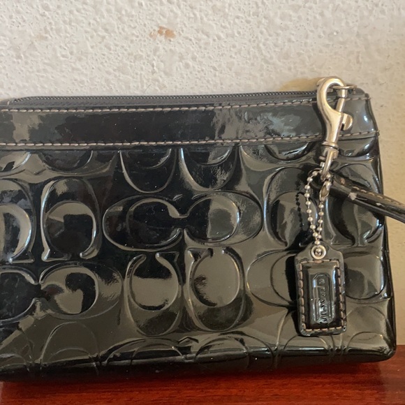 Coach Patent Leather Wristlet - Picture 3 of 5